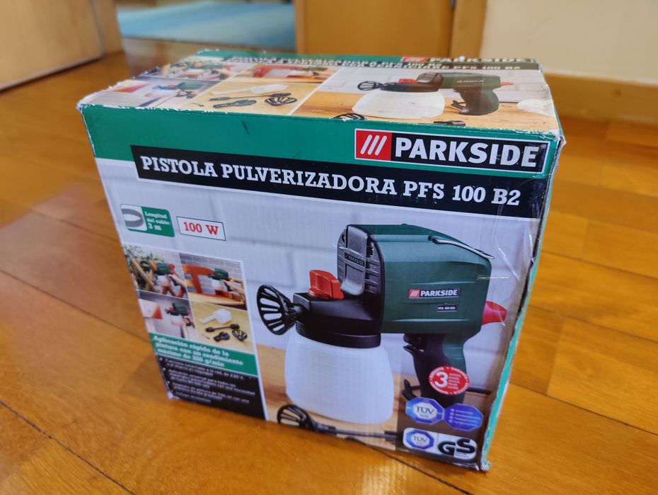 Parkside pistola elétrica de pintura (com cabo)