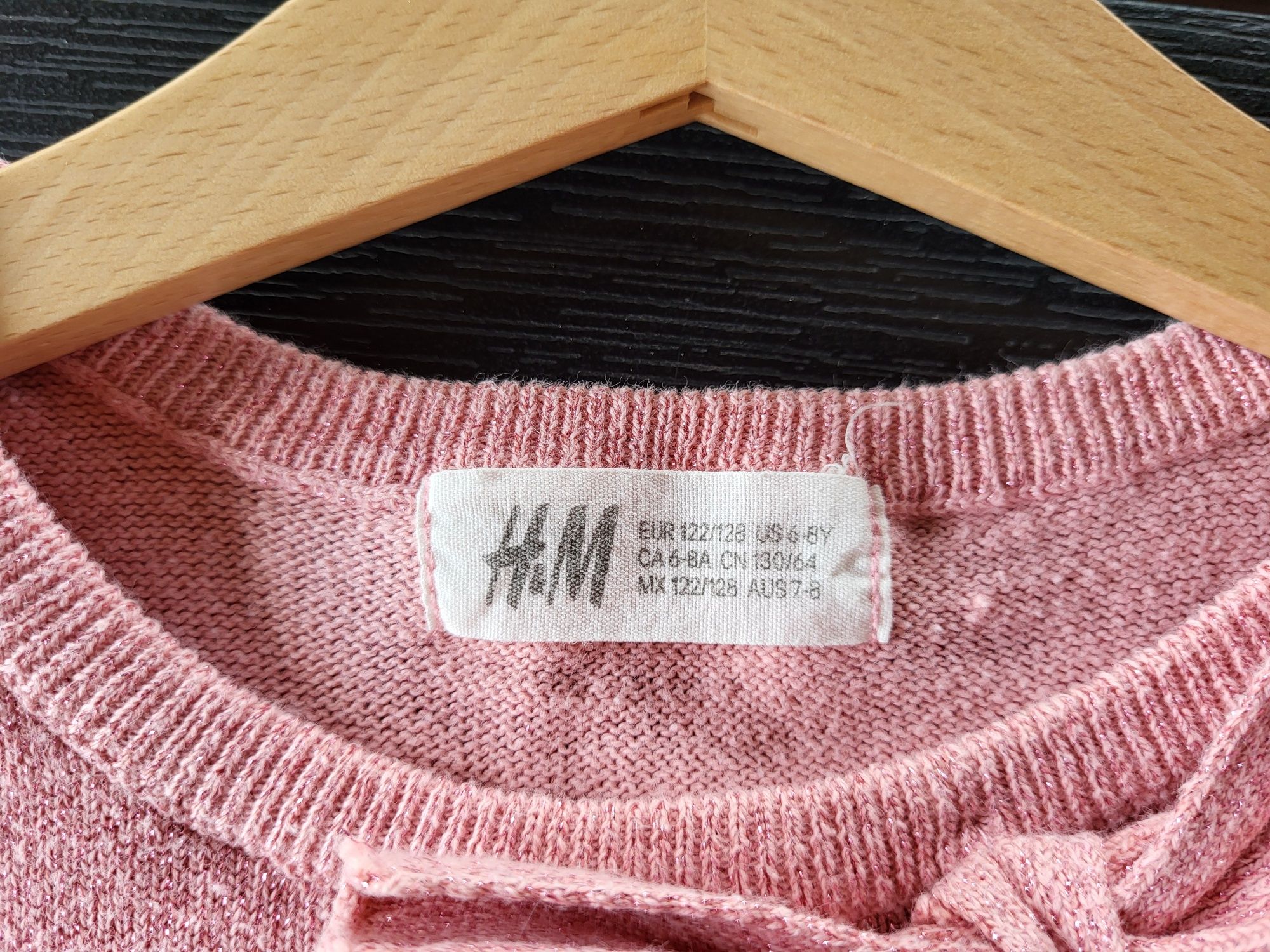 Sukienka dzianinowa H&M 122/128