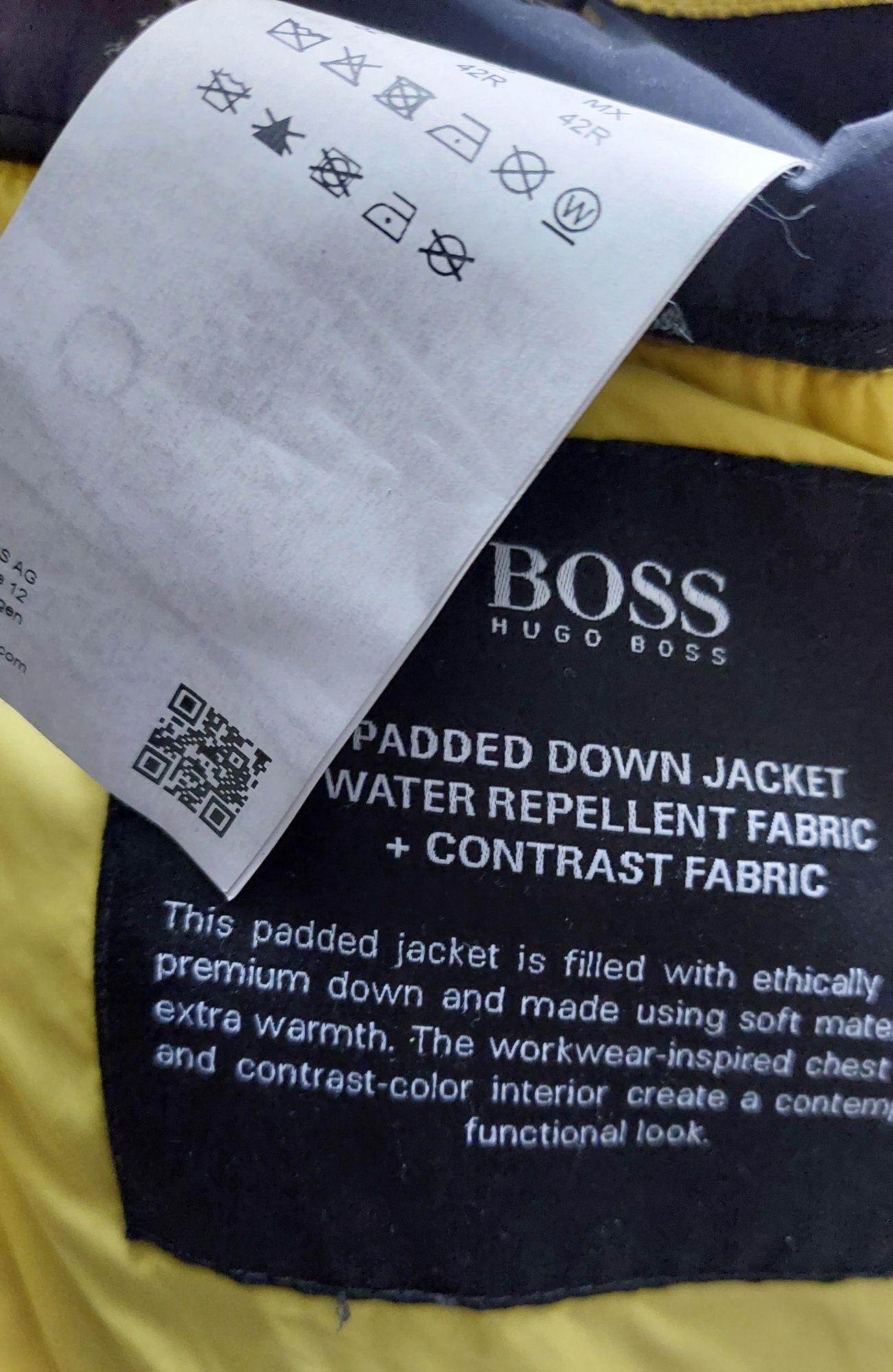Hugo Boss nowa kurtka męska puchowa lekka r. L