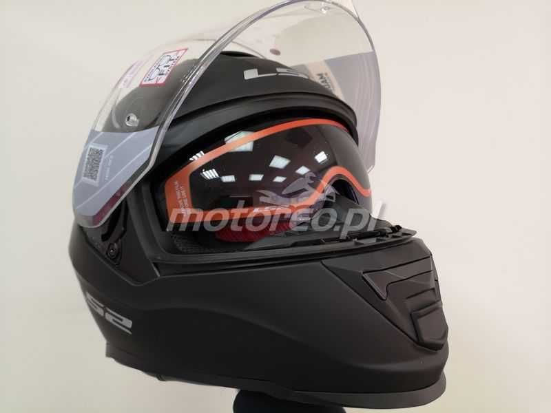 HIT! Kask z Blendą i Pinlockiem LS2 FF800 Storm 2 Czarny Mat