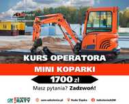 07.07.25 - Kurs operator minikoparki mini koparki koparka szkolenie
