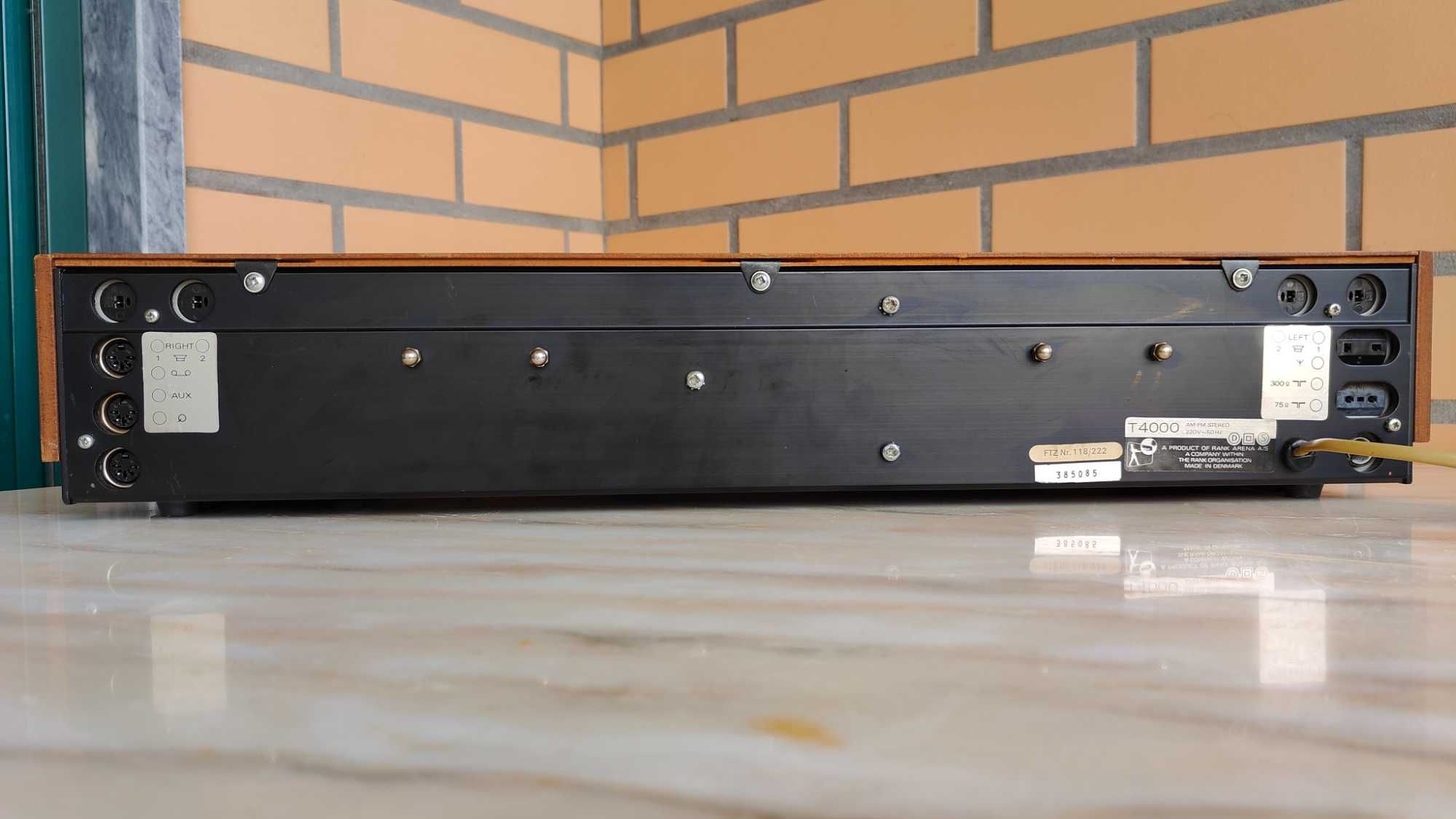Receiver Vintage Dinamarquês - Rank Arena - T4000 - Excelente