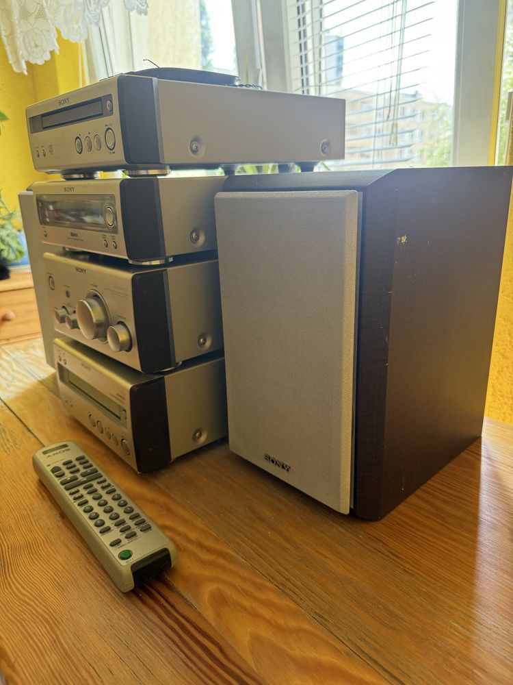 Mikro wieza Sony CMT-SP55TC radio, cd i kasety