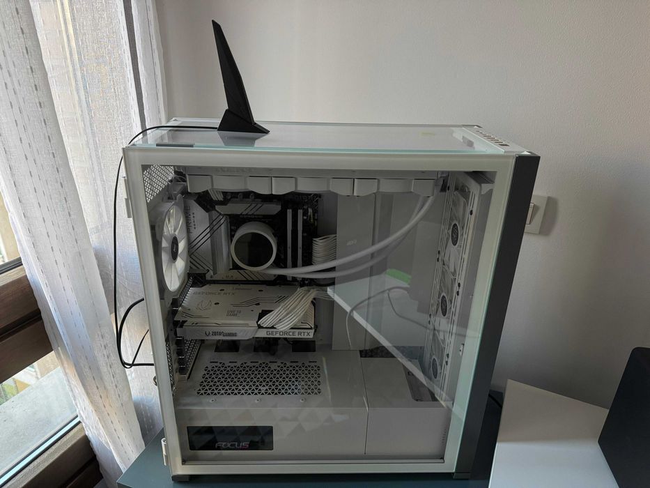 PC Gaming / Workstation – Setup Branco Premium – i9 + DDR5 + AIO 360mm