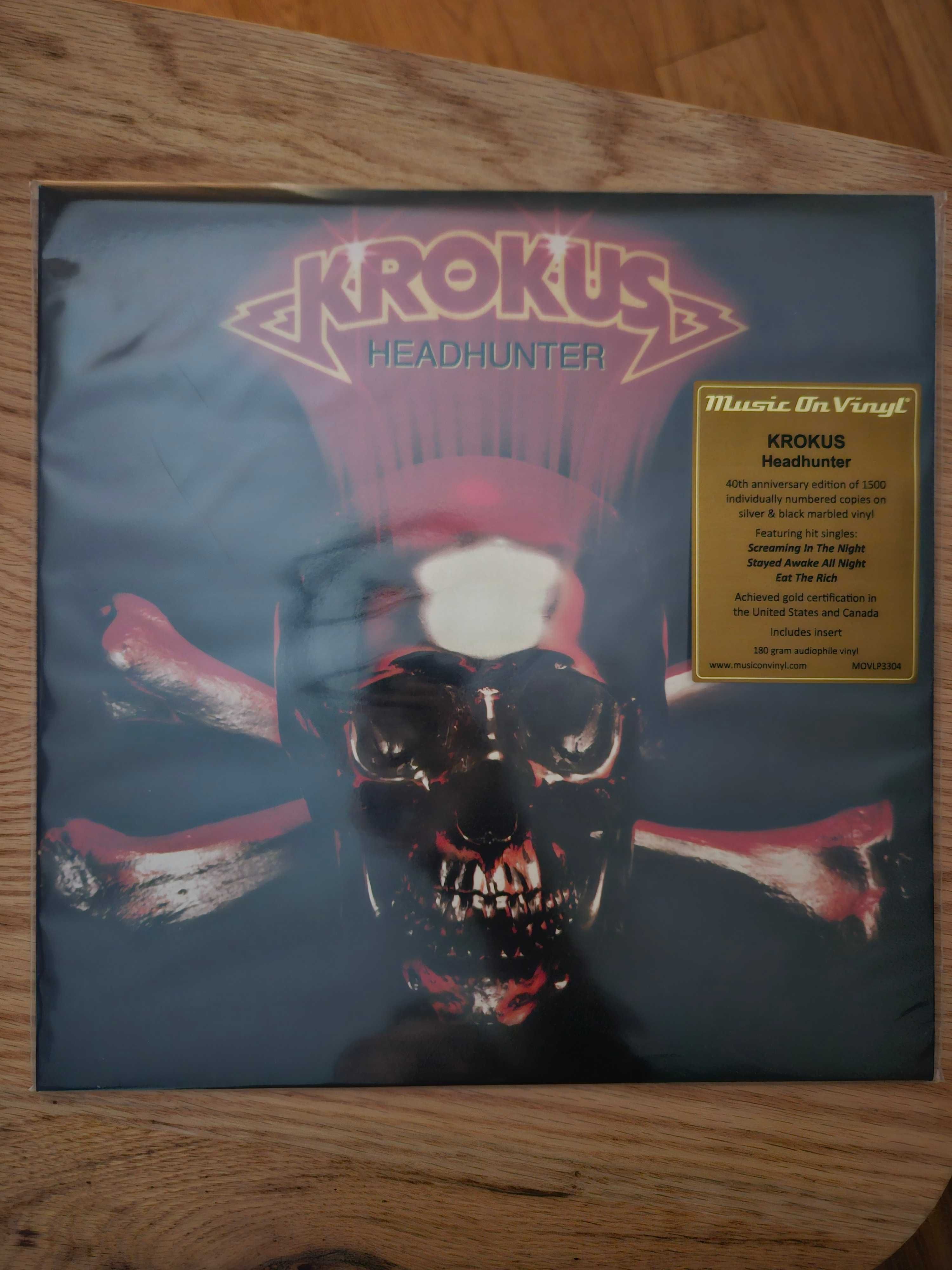 Krokus: Headhunter (1983/2023) (LP / Silver & Black Marbled Vinyl)