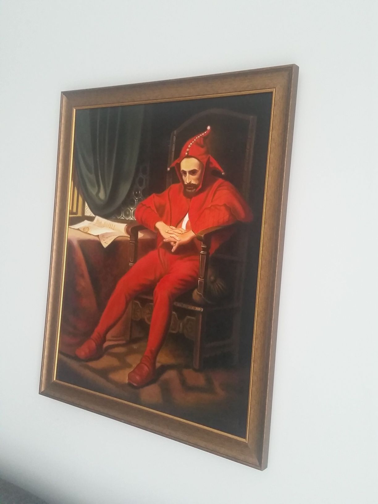 Kopia obrazu Jana Matejki "Stańczyk "