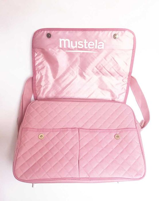 Mala Maternidade Bebé Ombro tiracolo Rosa Mustela