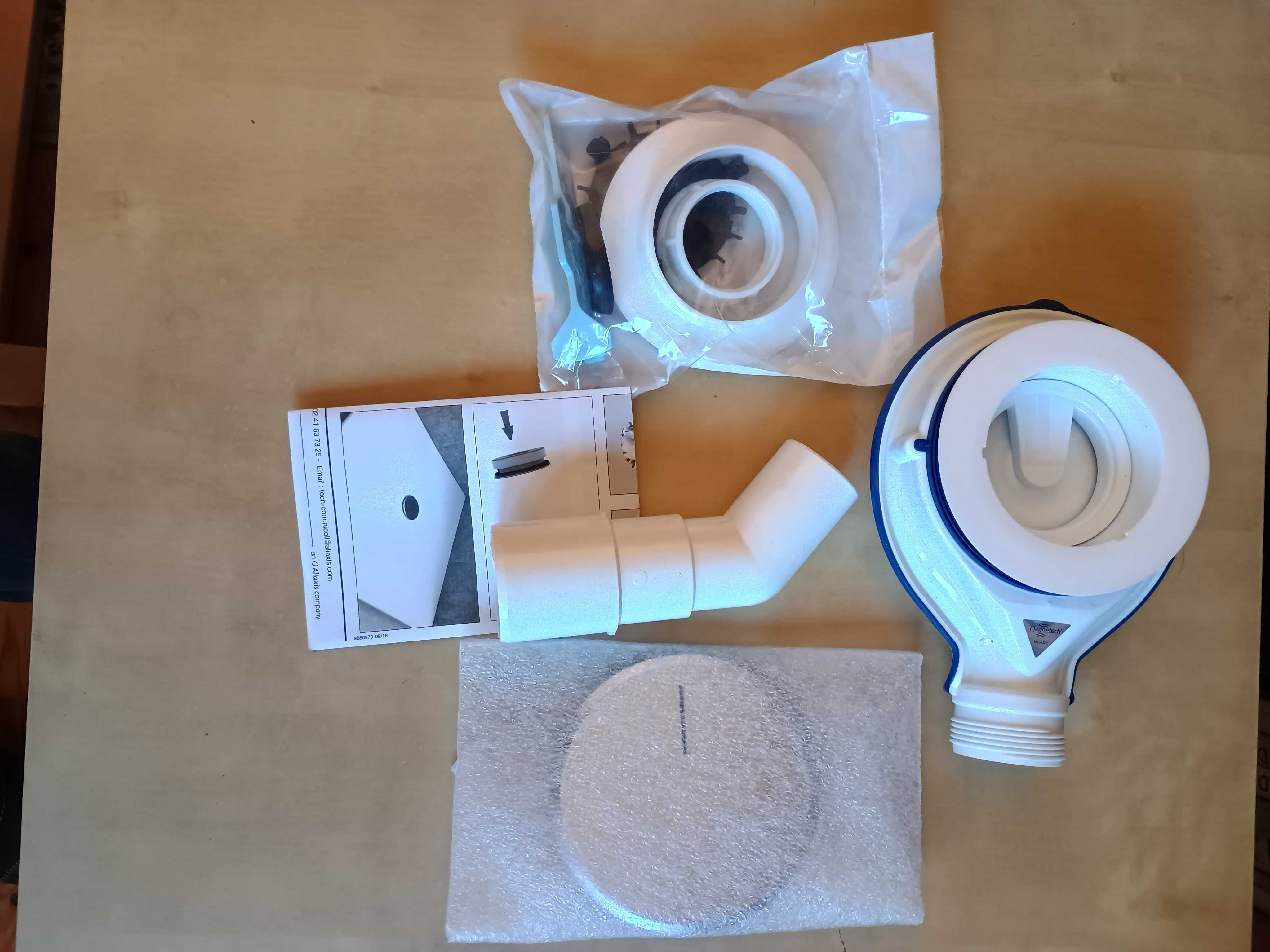 Syfon brodzikowy niski  NICOLL TURBOFLOW