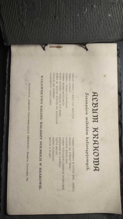 Album Kraków lata 30-te