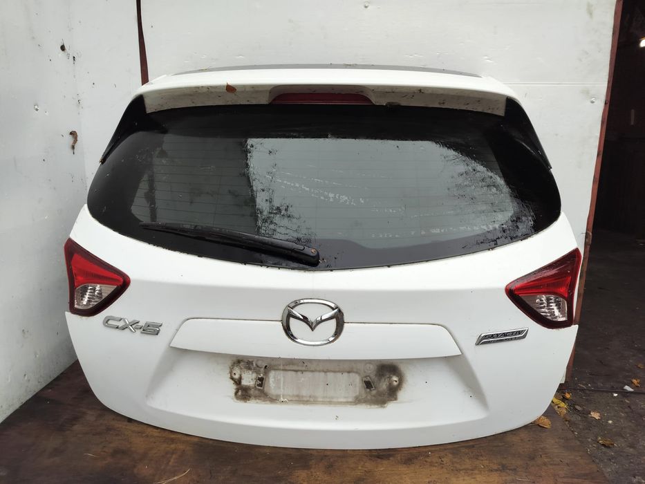 Klapa bagażnika mazda cx5 a4d biała kompletna szyba