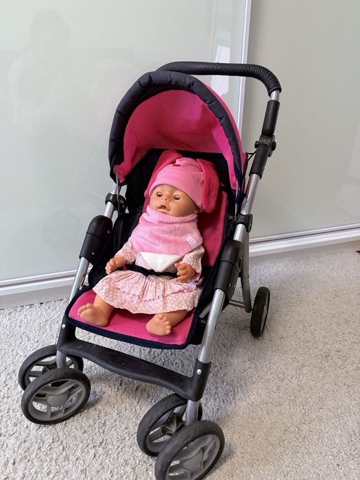 Візок+ Baby born з одягом, аксесуарами