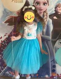 Сукня Ельзи новорічна святкова сукня на 5 років