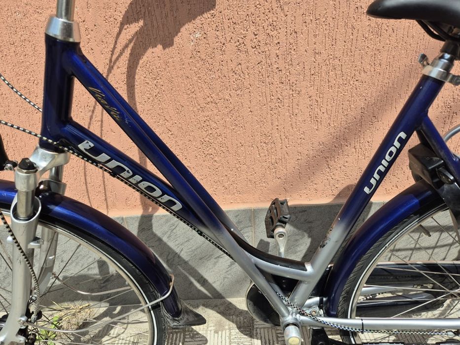 Велосипед дамка алюмінієвий бу з планетарною втулкою Union 28 Nexus 3
