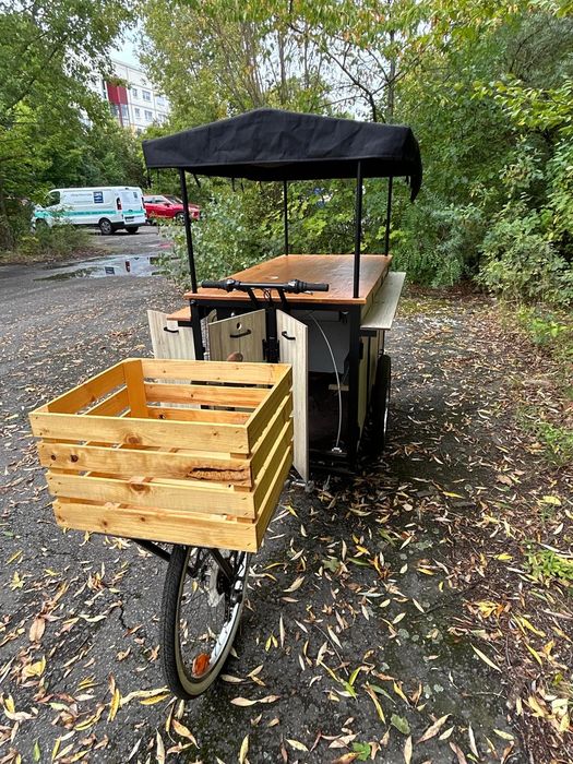 Rower gastronomiczny, food bike, coffee bike.