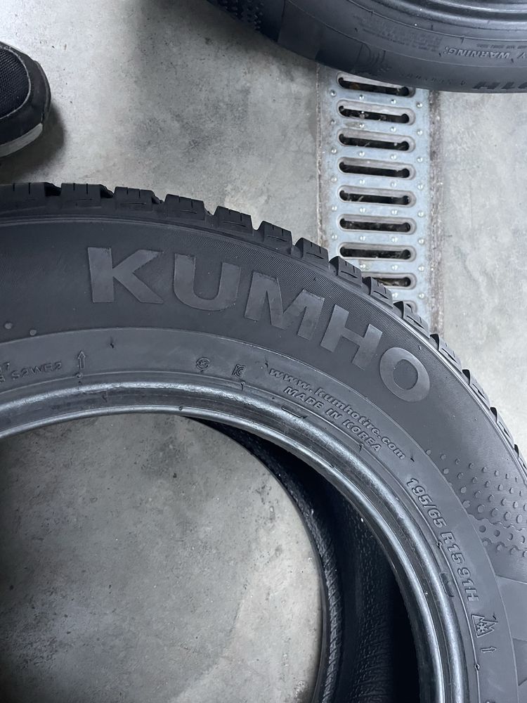 2x opony 195/65/15 kumho caloroczne super stan
