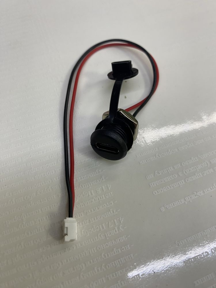 Врезной разьем Type-C 2 pin резьба