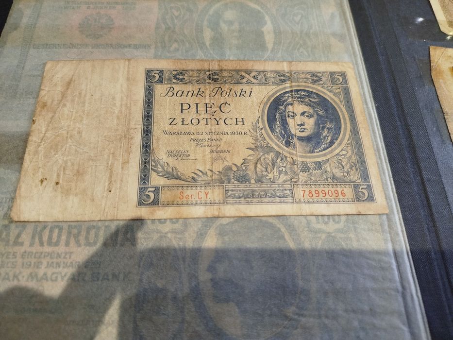 Stare banknoty przedwojenne