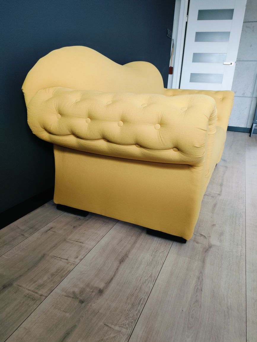 Sofa musztardowy 2/3osobowa BRW