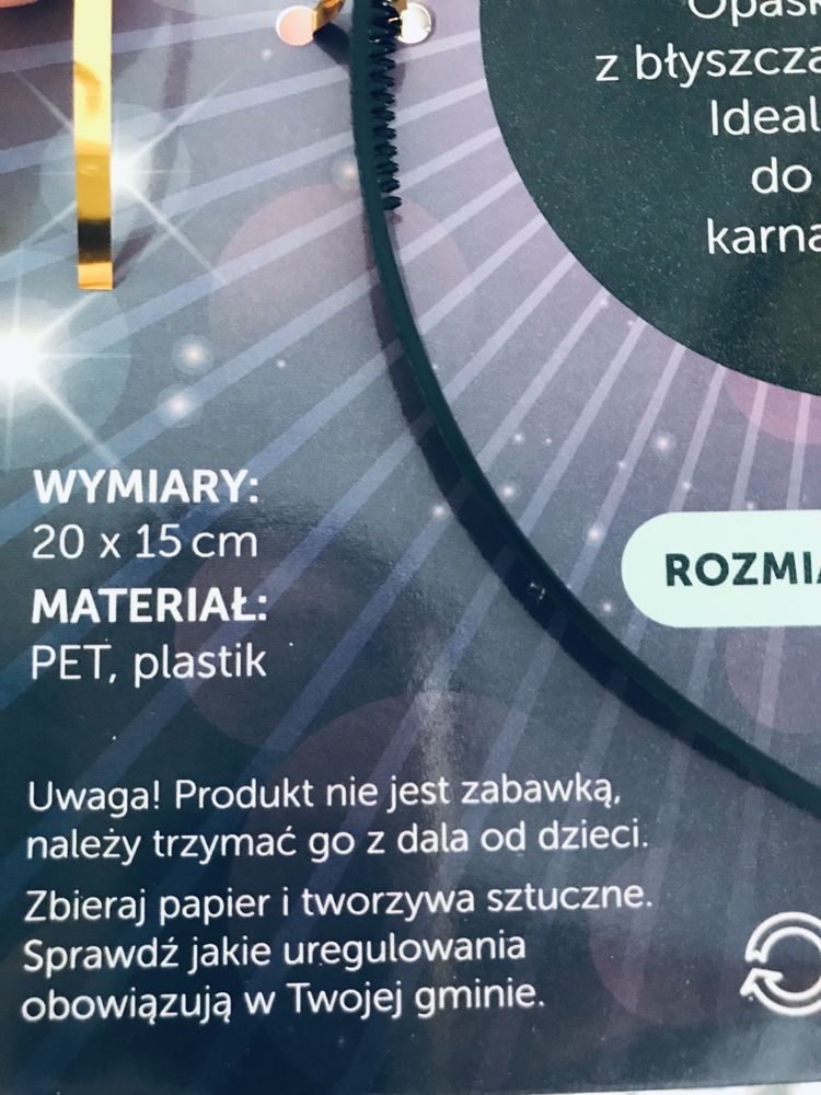 karnawał opaska na głowę z błyszczącymi frędzlami dodatek do kostiumu