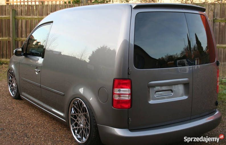 VW VOLKSWAGEN CADDY spoiler dzielony tuning