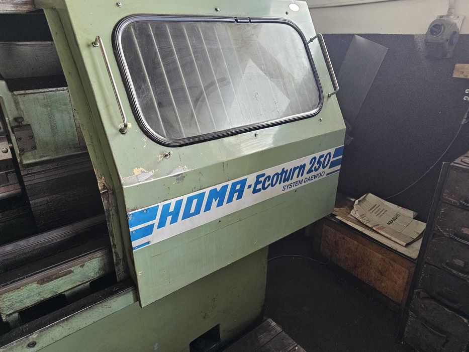 Tokarka CNC Homa Ecoturn 250 - Sterowanie Fanuc - System Daewoo