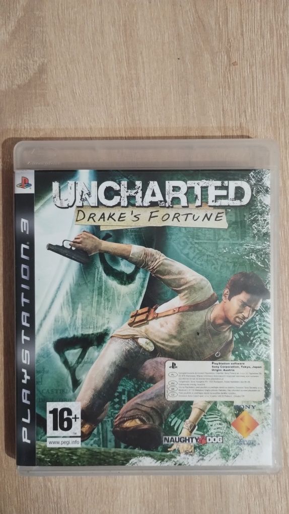 3 Gry PS3 uncharted 2, 3, Drake's Fortune
