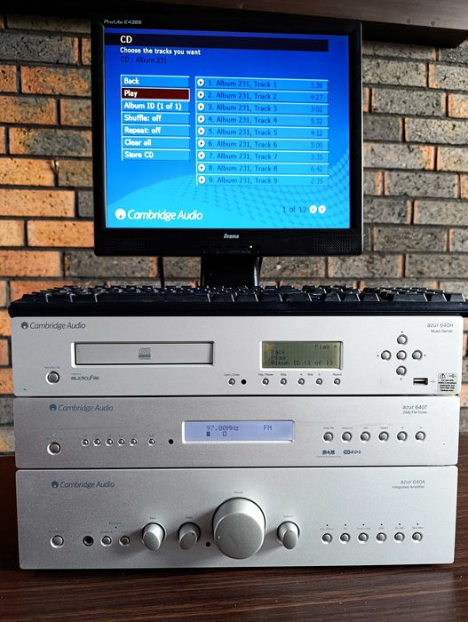 Wieża Cambridge Audio + kolumny Acoustic Energy
