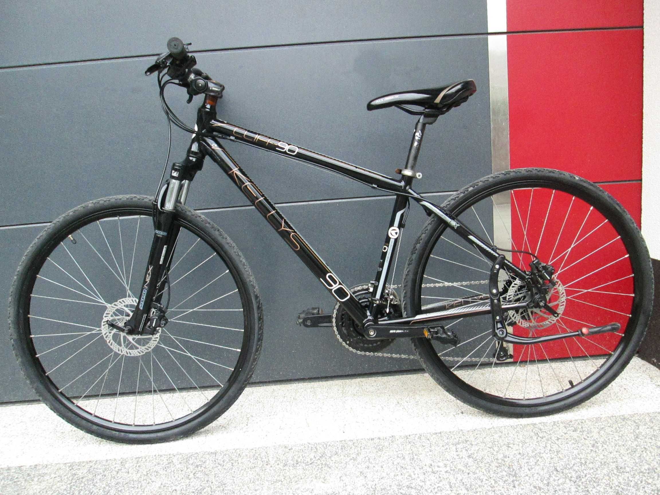 Fajny rower crossowy KELLYS CLIFF 90 CX Shimano hydraulika, rama 44 cm