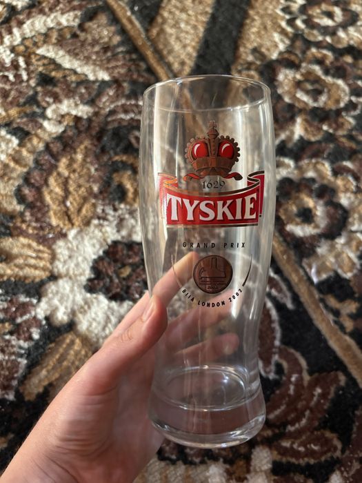 12 szklanek do piwa kufle Tyskie 500ml do piwa 0,5l cena za karton