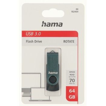 Hama - dysk zewnętrzny USB "ROTATE" 3.0 64GB 70MB/s - OUTLET