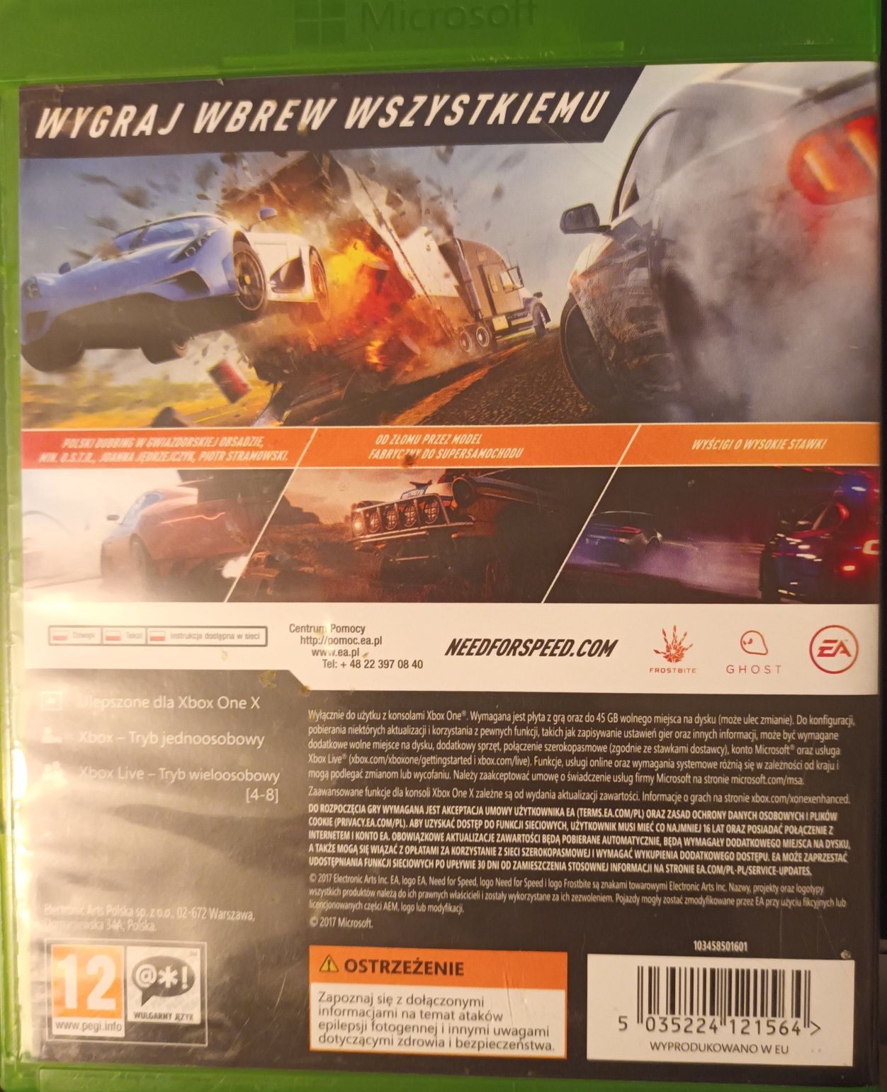 Need for Speed Payback Xbox one