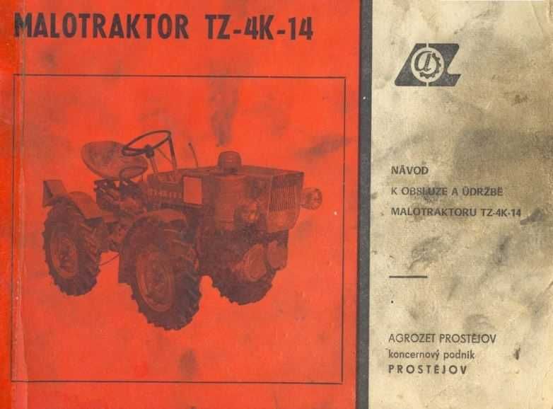 TZ-4K-14 instrukcja obsługi, katalog części ciągnik
