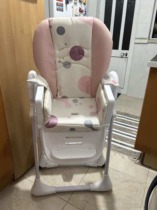 Cadeirinha de Refeição Kinderkraft Pink