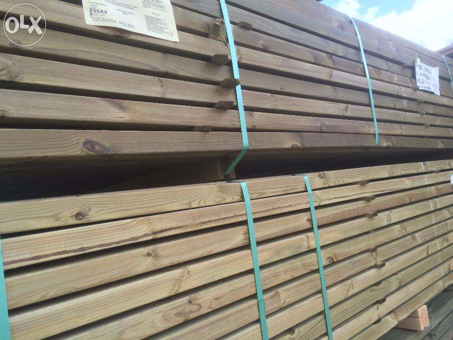 Kantówki legary impregnowane ciśnieniowo ze Szwecji 45x45