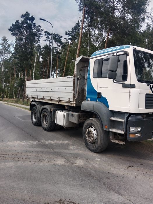 Man tga 6x4 wywrotka tarczki