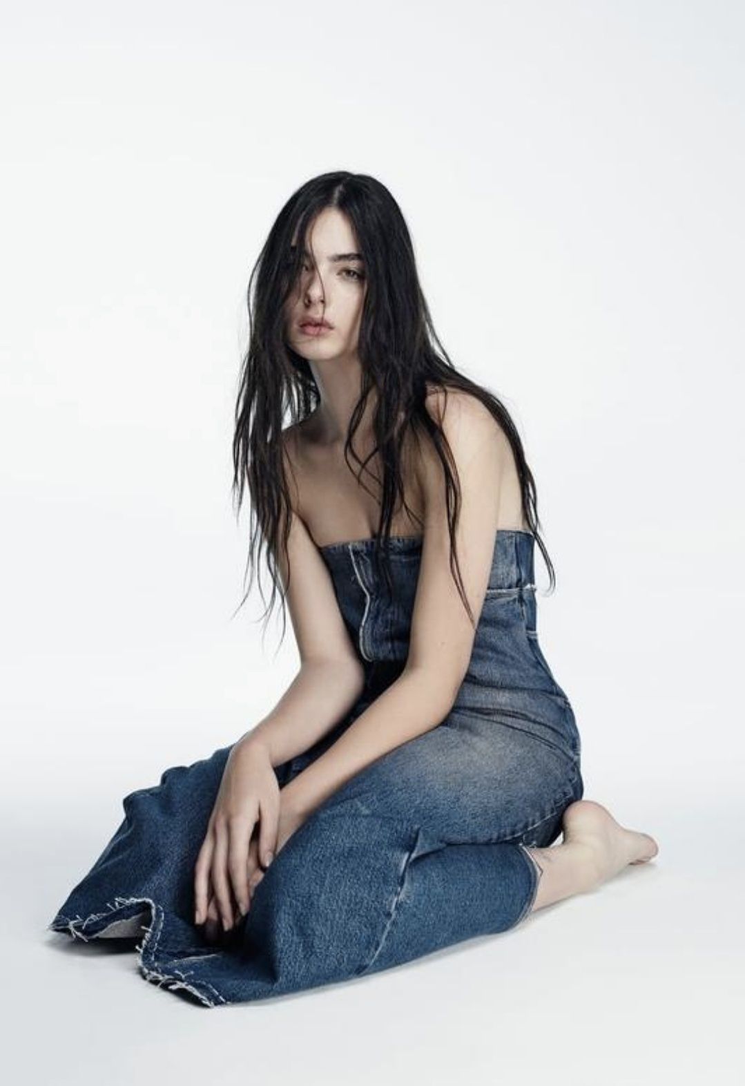 Дуже круте трендове джинсове плаття сукня сарафан Zara limited edition