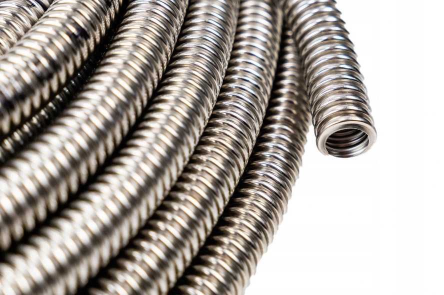 Rura FLEXO karbowana stal nierdzewna Inox 3/4" DN16 - krążek 20 metrów