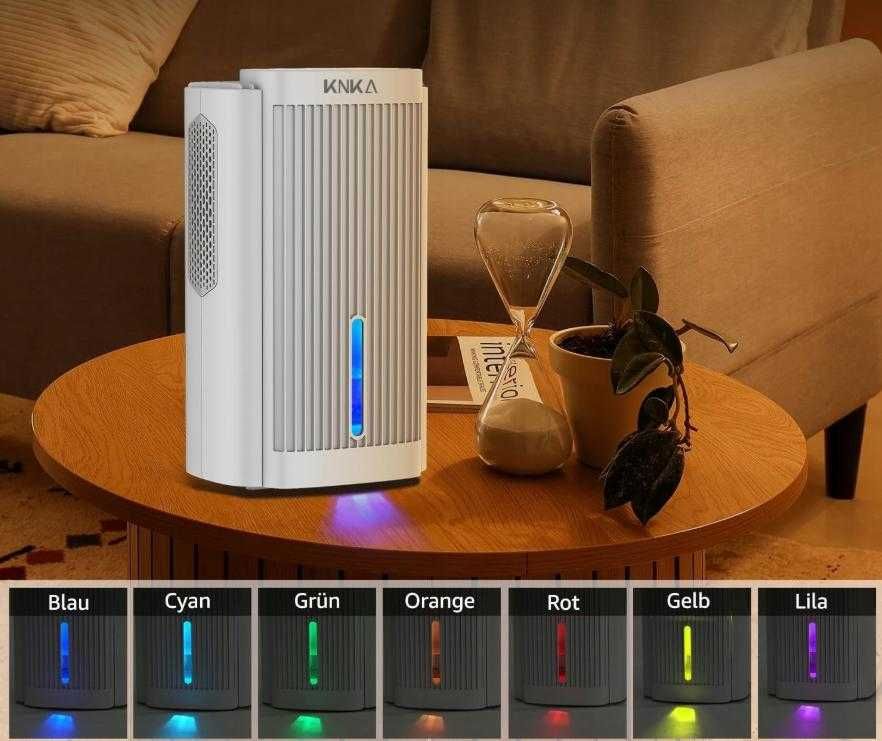 Duży osuszacz powietrza KNKA model. CS06. 1,1/dobę, na 30mkw, 80W. LED