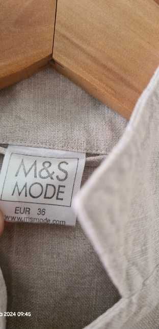 M&S Mode len 100% marynarka r 36 styl safari