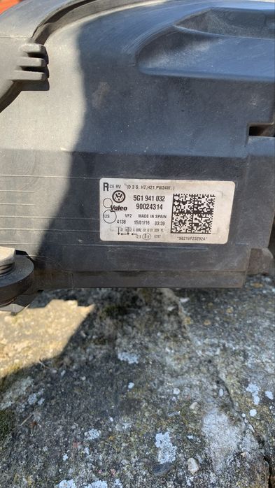 Lampy prawa lewa golf 7