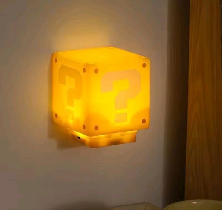 Іграшковий ліхтарик нічник в дитячу кімнату Minecraft Super Mario