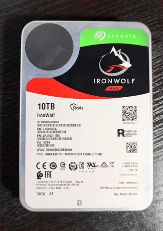 Жорсткий диск SEAGATE IronWolf Pro SATA 10TB - новий