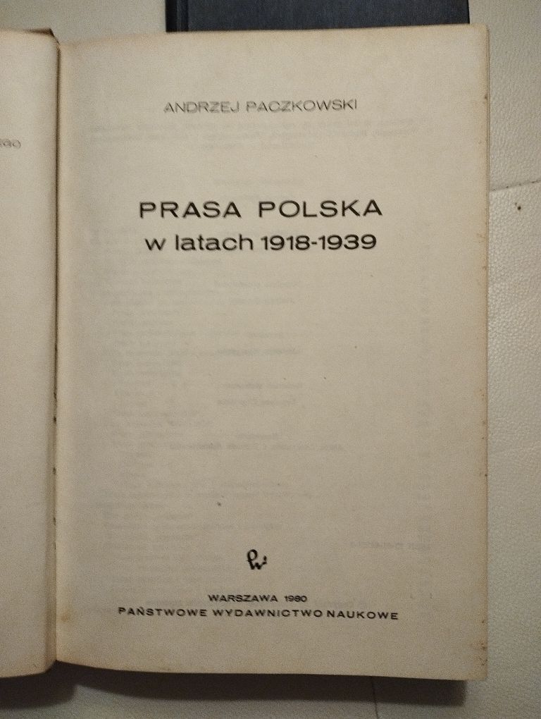 Paczkowski prasa polska