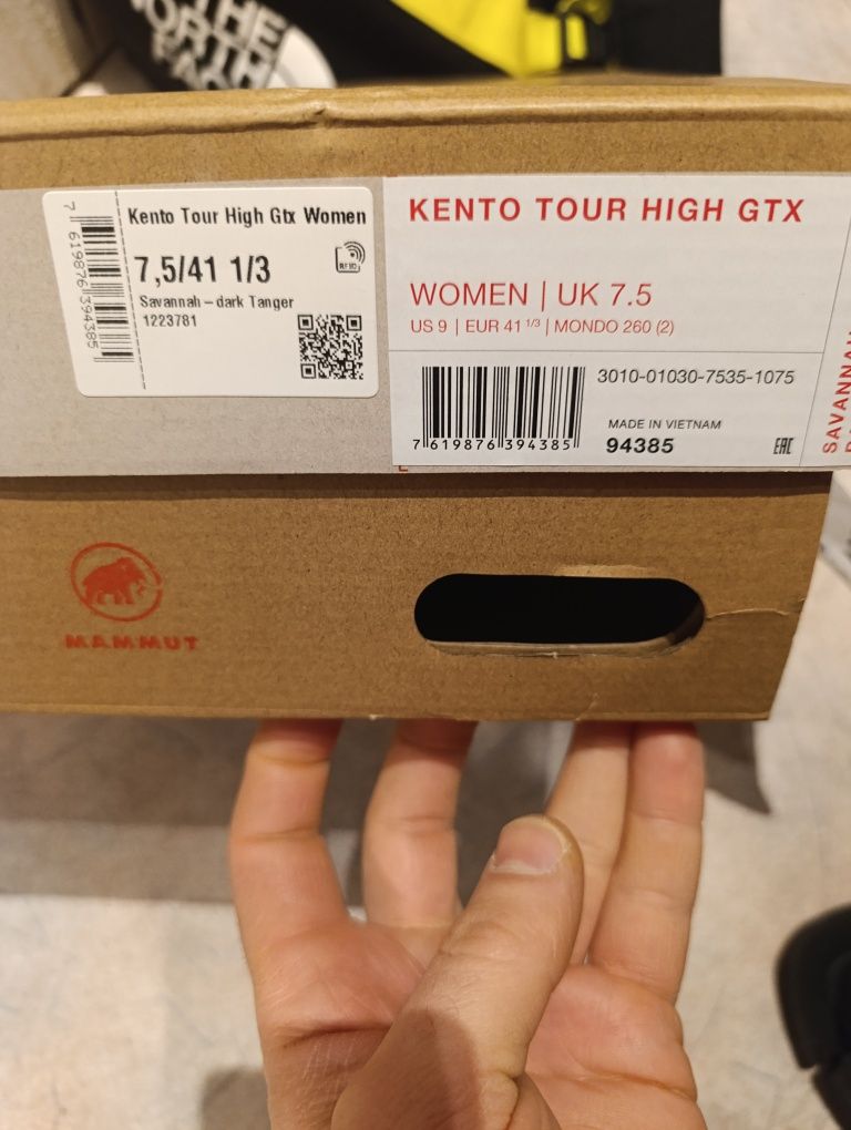 Buty Mammut Kento Tour High GTX 41 1/3 NOWE! Okazja!