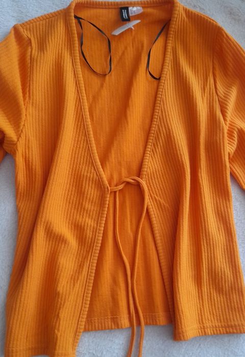 OKAZJA h&m sweter sweterek narzutka bluzka bolerko jesień m l m s 38