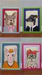 Obraz Grafika pies Kot zwierzaki plakat handmade