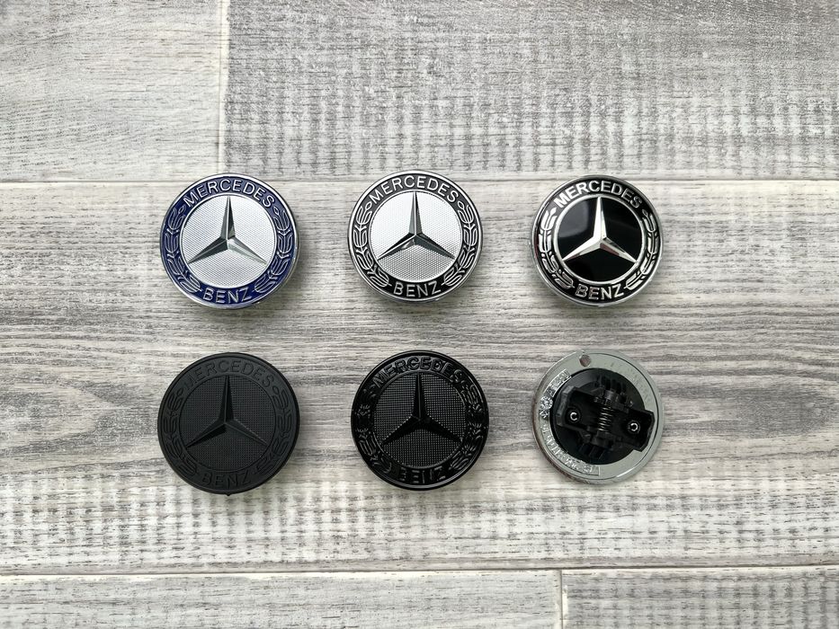 Емблема приціл Mercedes значок в капот Мерседес, логотип на багажник