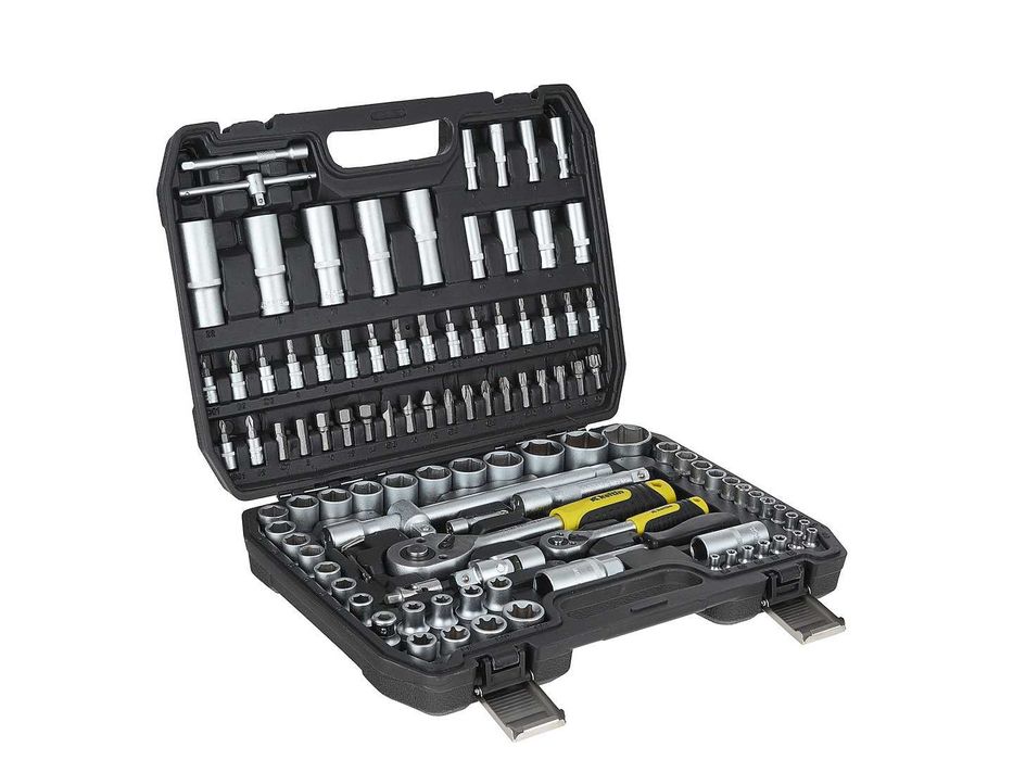 Komplet KLUCZY NASADOWYCH klucze nasadowe 108 el. 1/4" 1/2"  2364