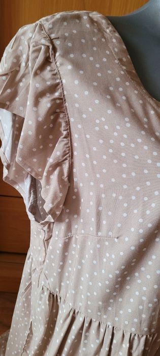 Nowa  sukienka z falbaną 44 PROMOCJA  wyprzedaż szafy