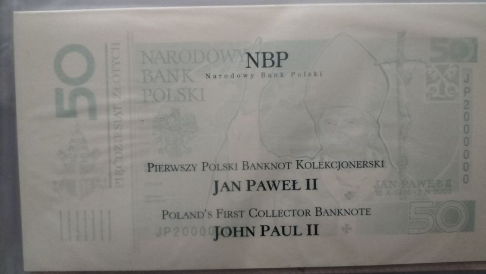 50 zł Jan Paweł II